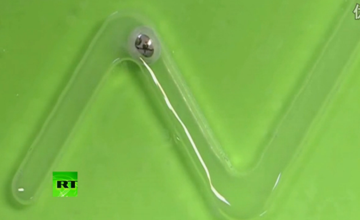 液體金屬機器-離子液體是否可以運用其中？